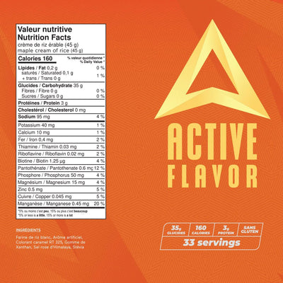 Crème de riz 33serv. - Active Flavor