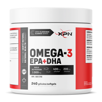 Omega-3 EPA+DHA 240 Gélules - XPN