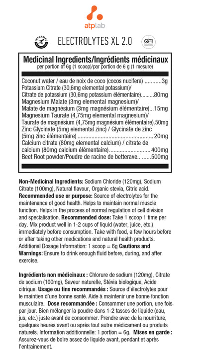 Electrolytes XL 30serv. - ATP LAB