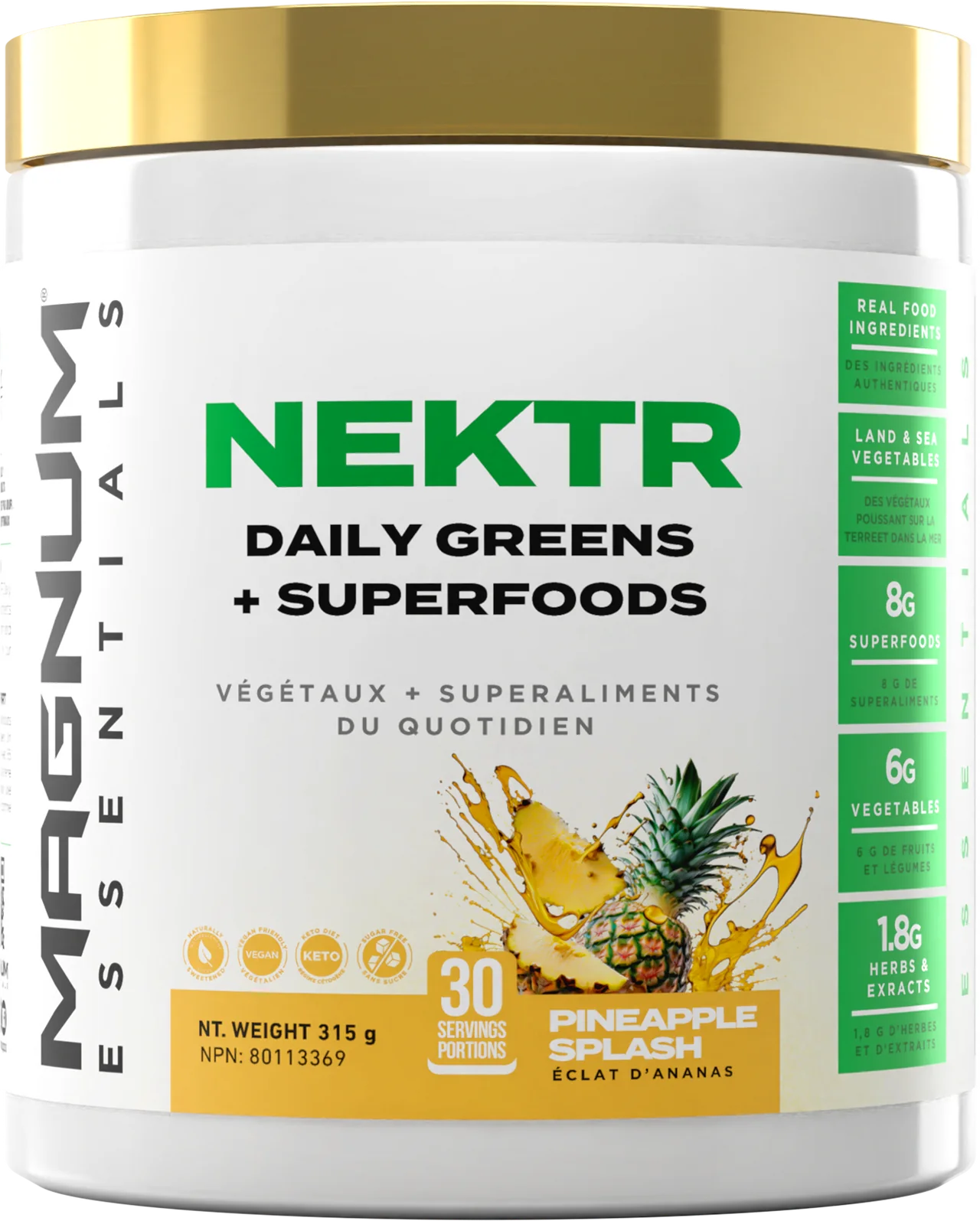 NEKTR Daily Greens + Superfoods - Magnum Essentials