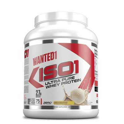 Wanted1 ISO1 - Ultra Pure Whey Isolate Protein - 5lbs