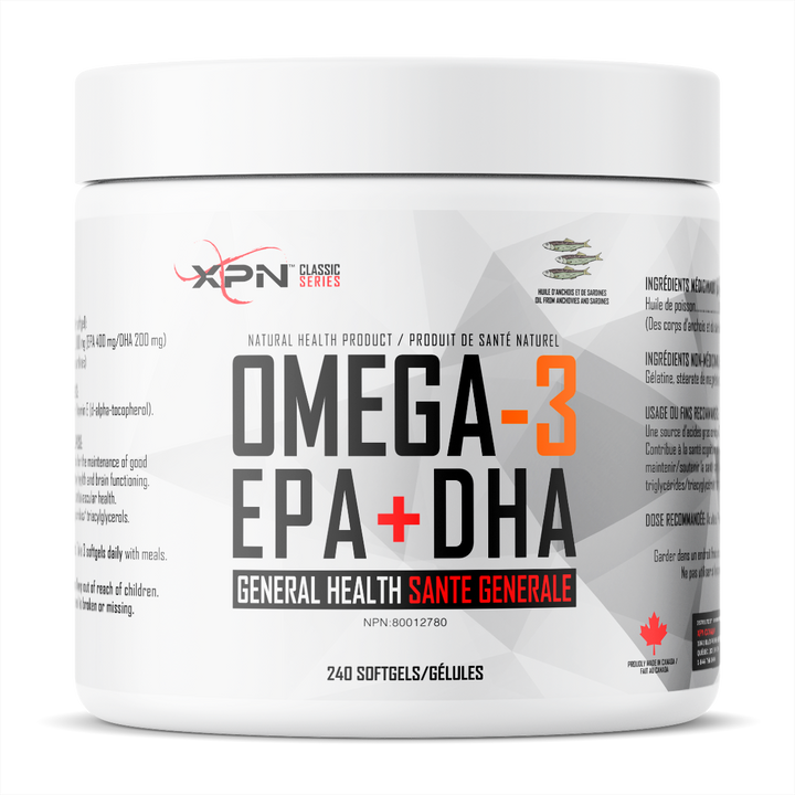 Omega-3 EPA+DHA 240 Gélules - XPN