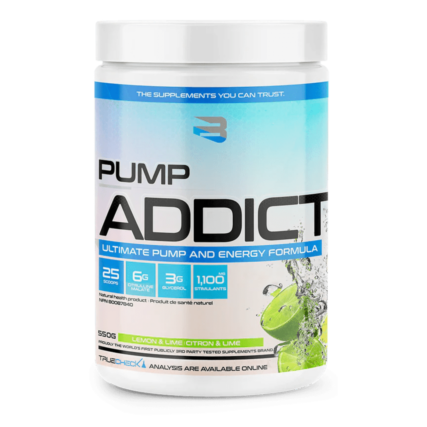 Pump Addict (avec stimulants) - Believe Supplements