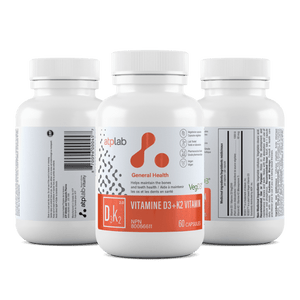 ATP Labs Vitamine D3+K2 60caps - Atp Labs
